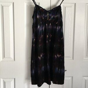 Chic and effortless, this dark tie-dye sundress Size 9
